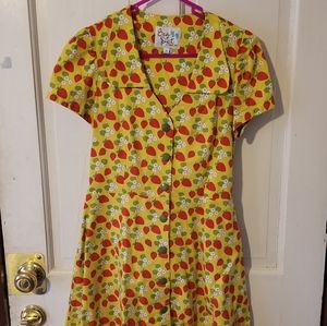 Modcloth Strawberry Dress
